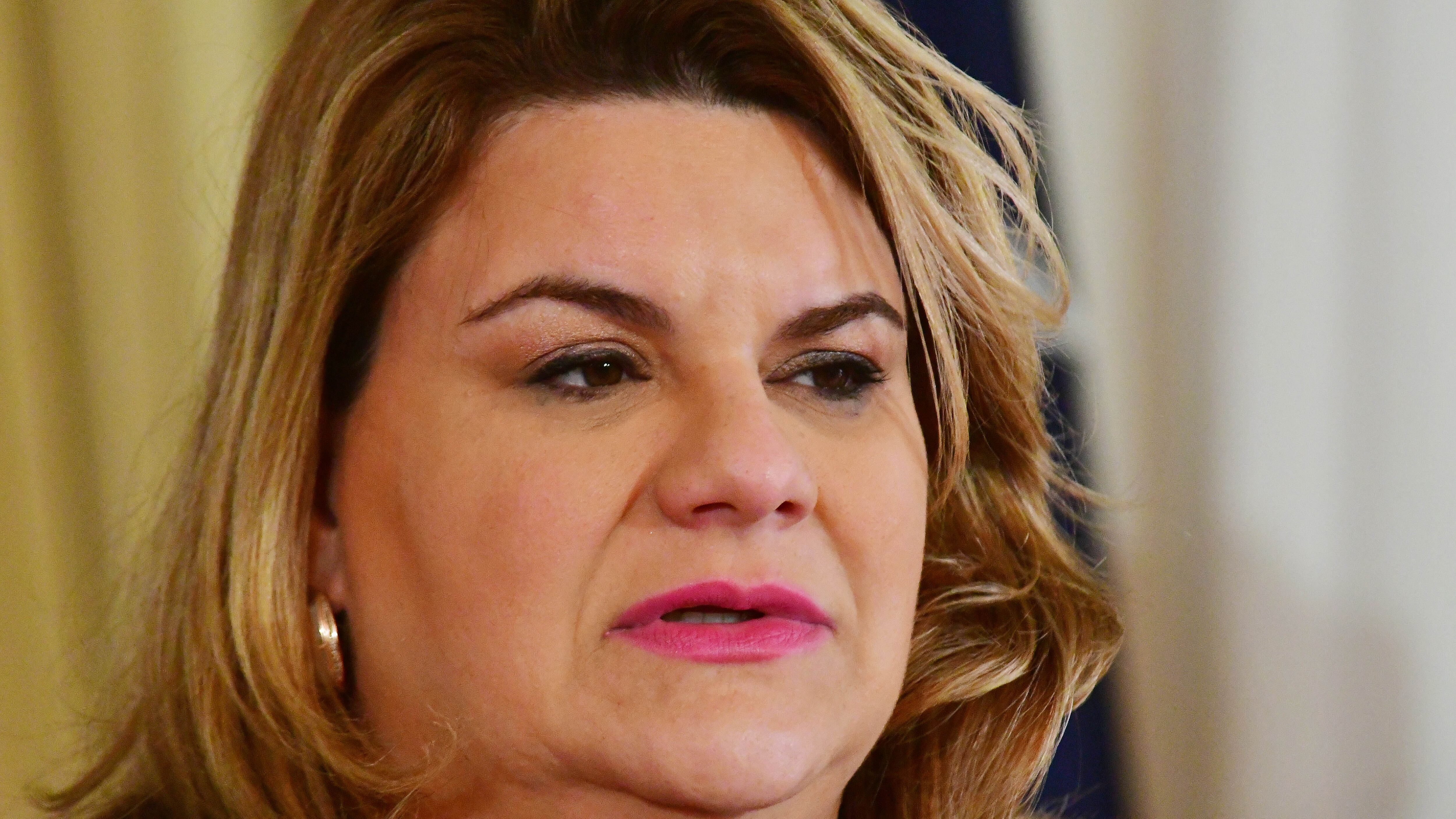 Conferencia de prensa de la gobernadora, Jennifer González, sobre medidas de ley propuesta a favor de las mujeres.