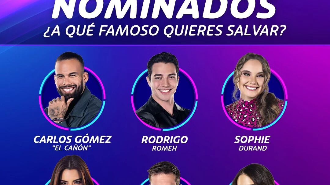 Nominados de la quinta semana.