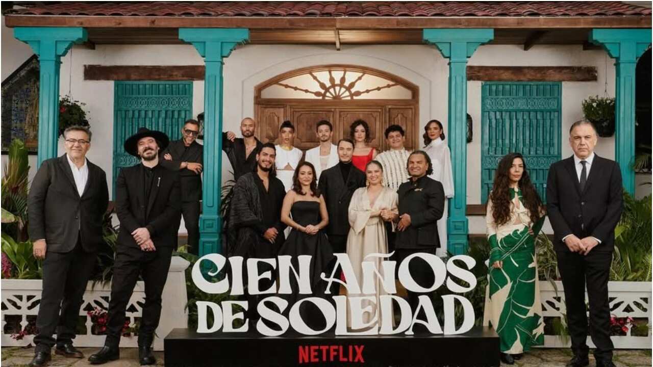 Elenco de 'Cien años de soledad'.