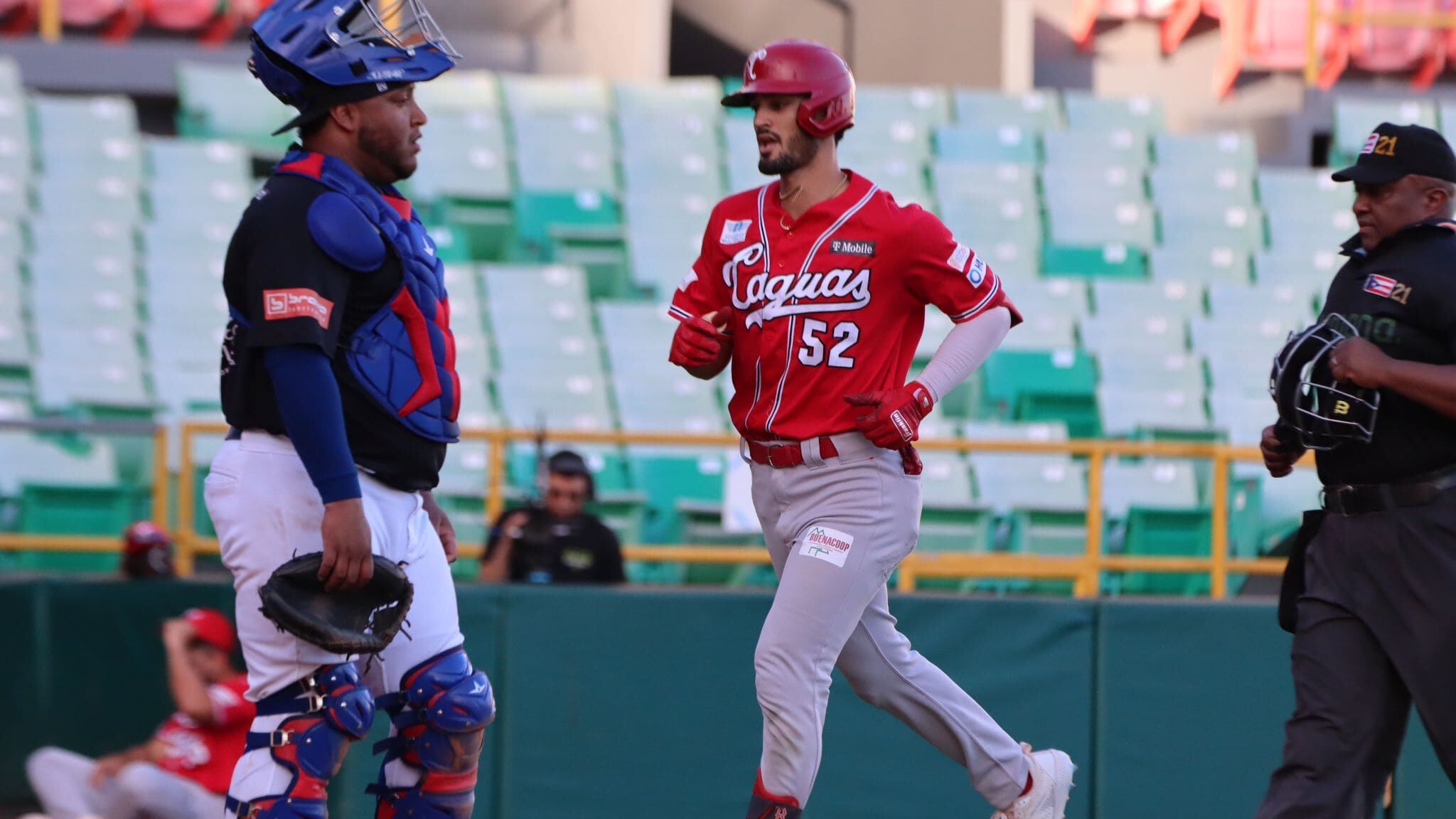Matthew Lugo conectó su tercer cuadrangular de la temporada. (Criollos de Caguas)