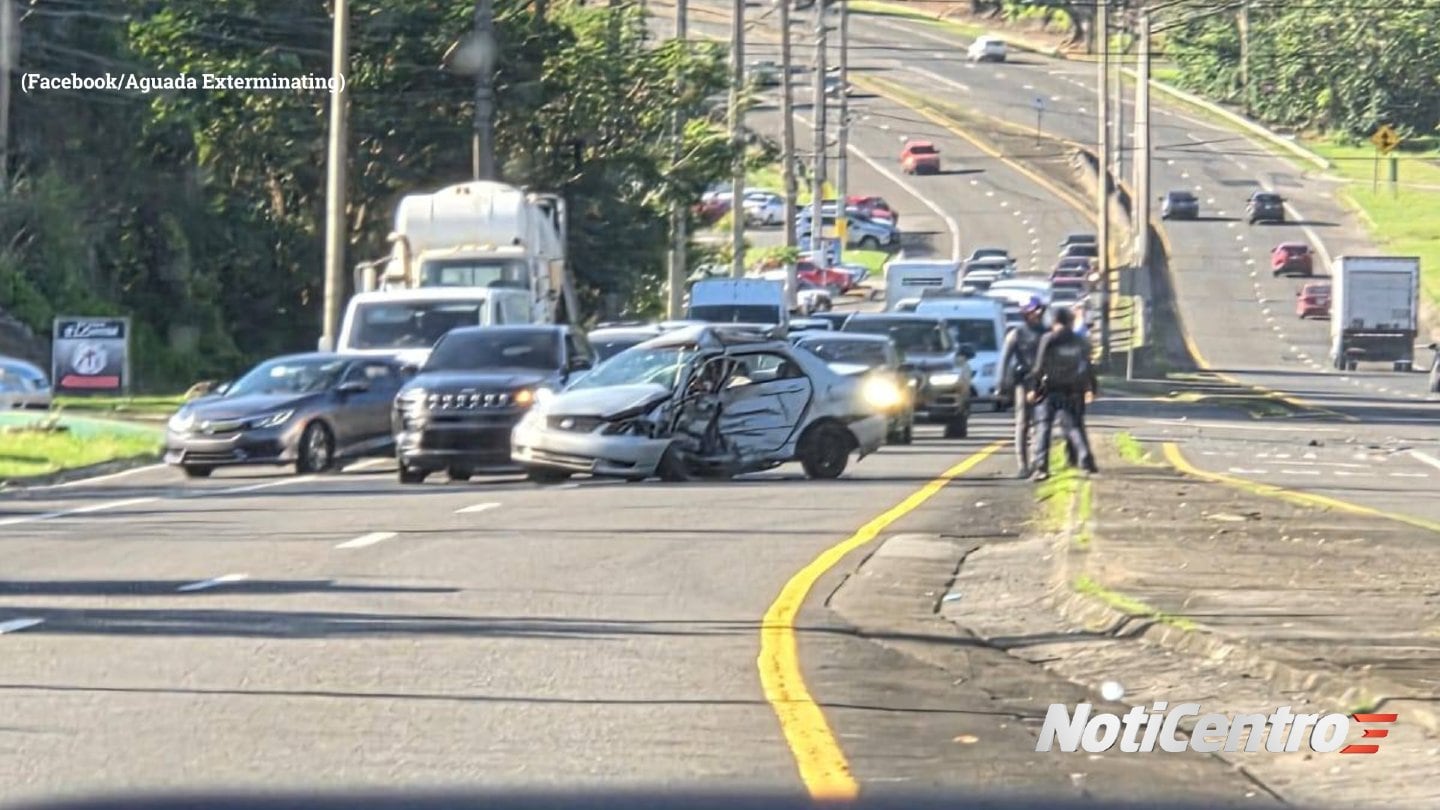 Accidente fatal en la carretera PR-2 de Aguada.