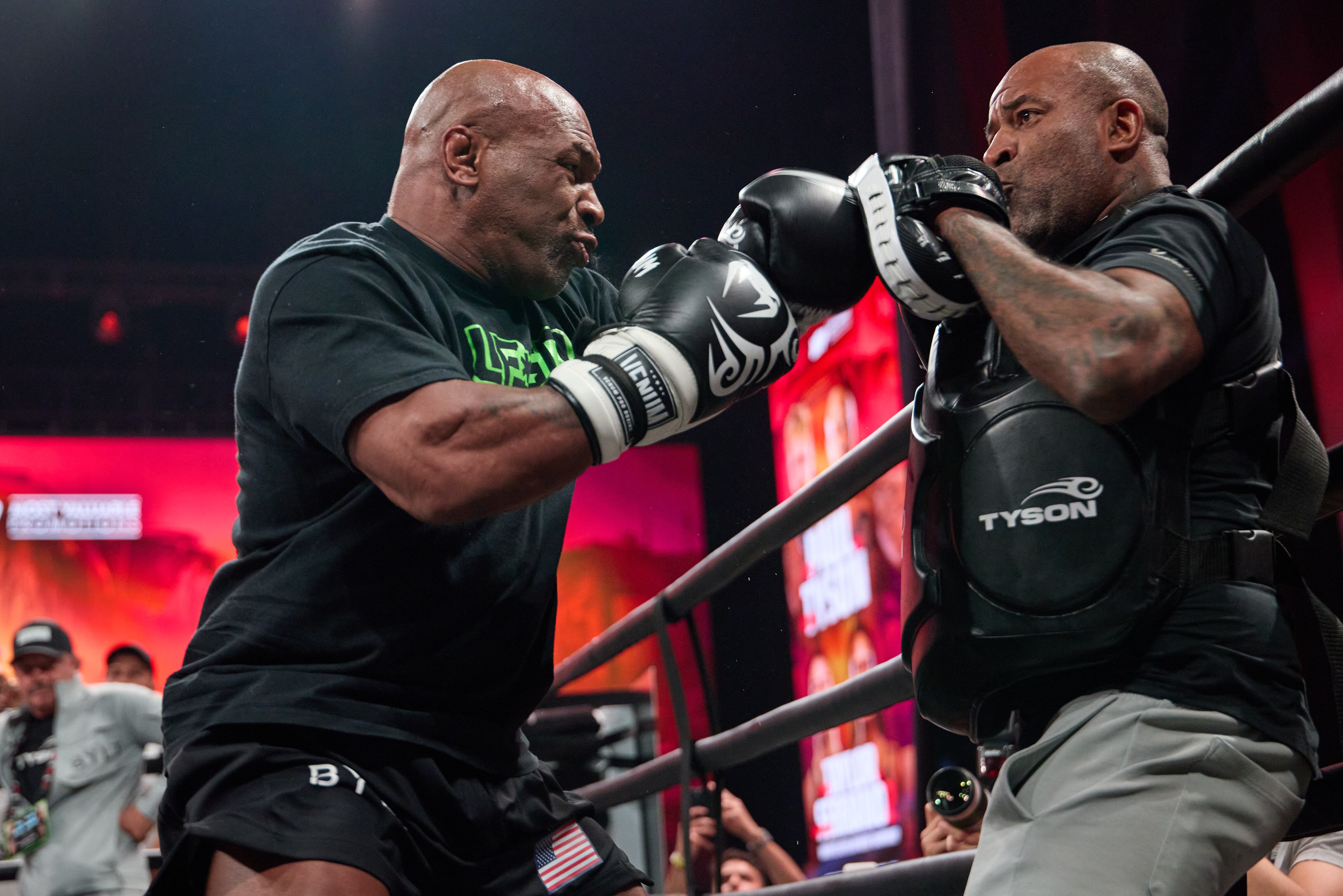 Mike Tyson Open Workout