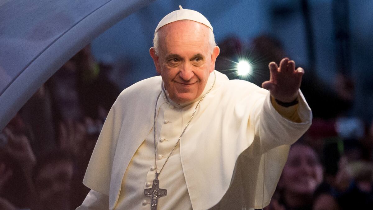 Así lucía el Papa Francisco en su juventud.