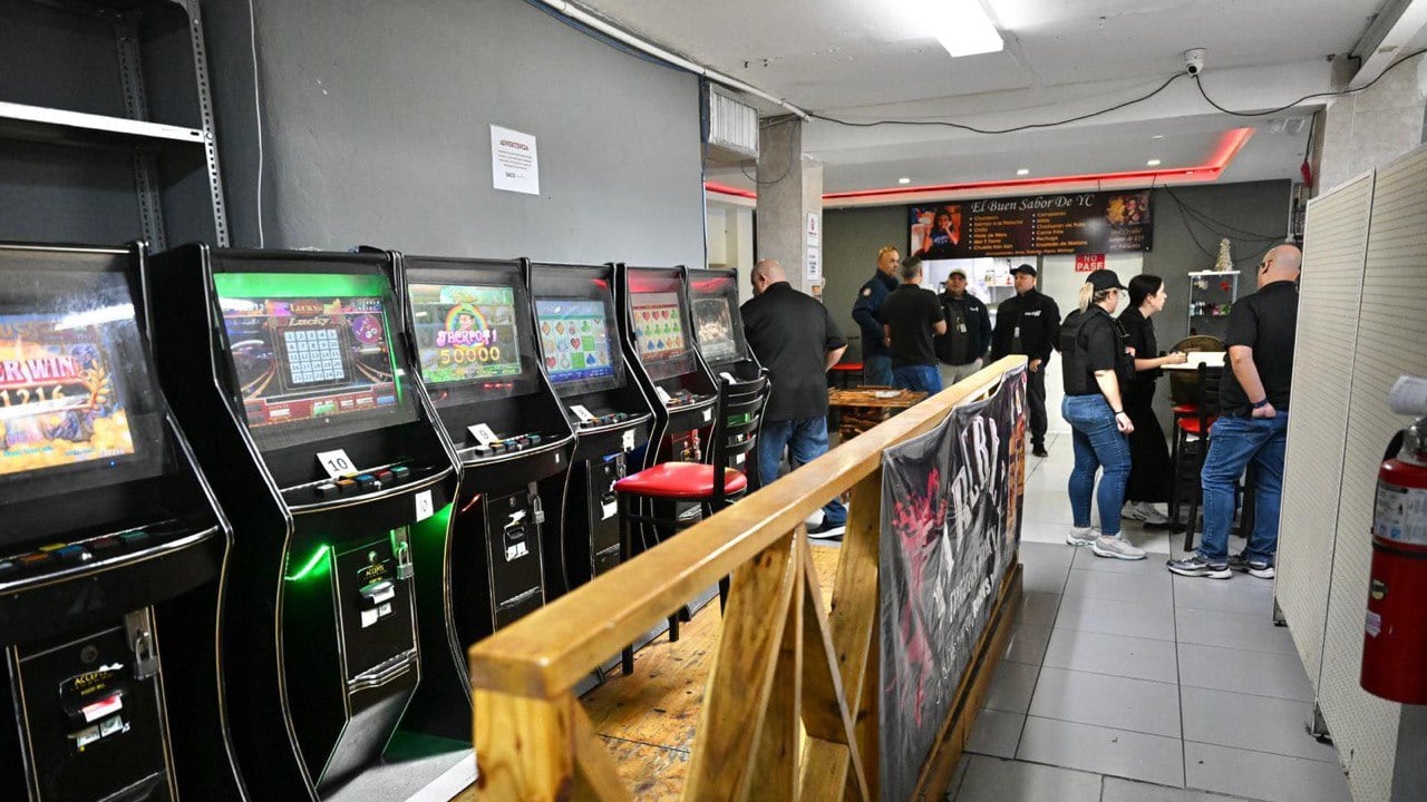 Operativo de la Comisión de Juegos del Gobierno de Puerto Rico.