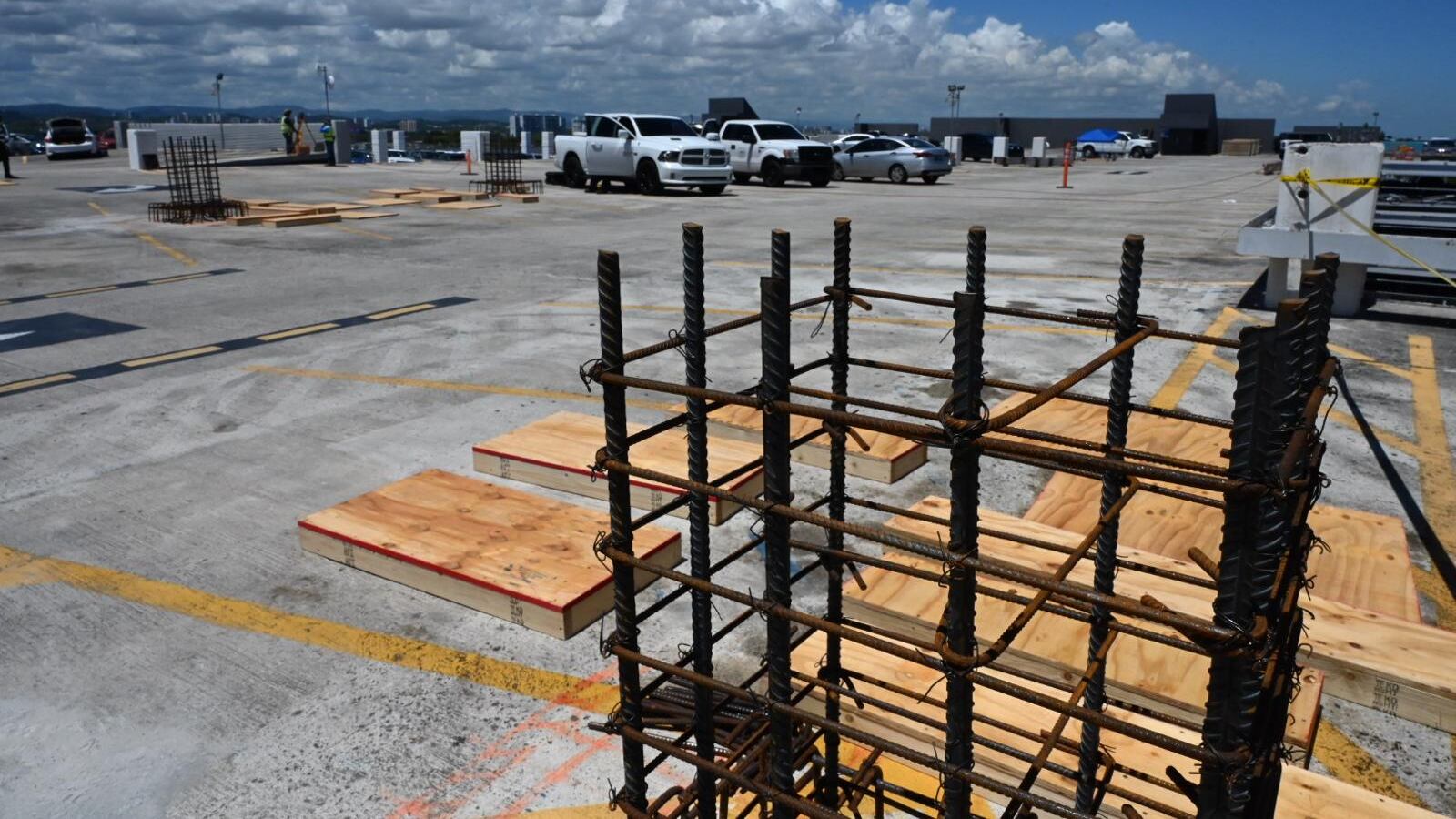 Placas solares en aeropuerto