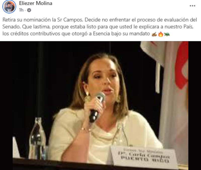 Publicación Eliezer Molina