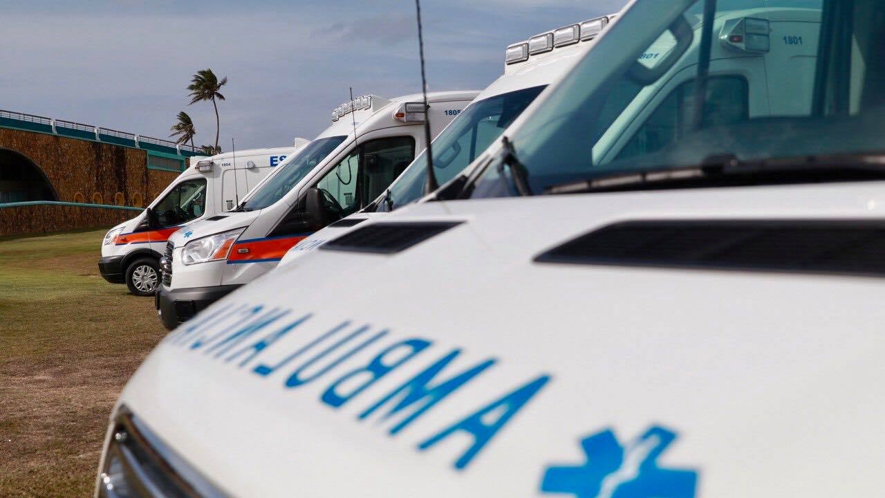 Imagen de ambulancias.