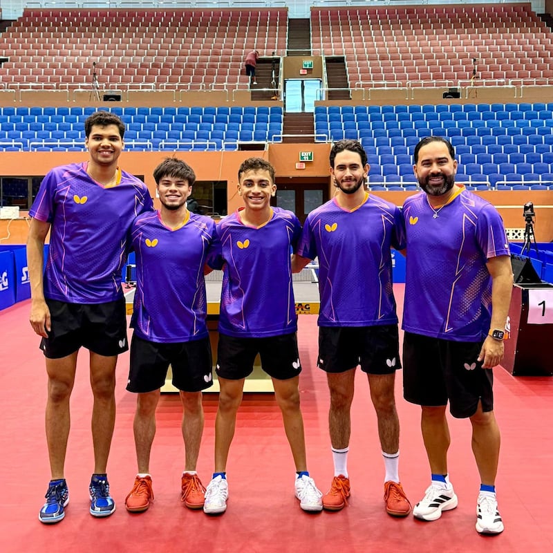 Equipo tenis de mesa