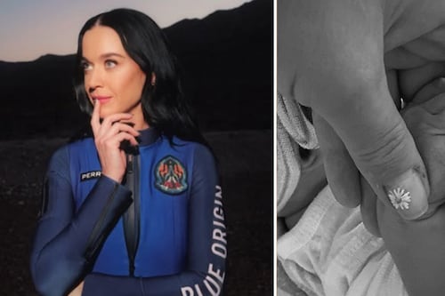 La emotiva reacción de la hija de Katy Perry al verla viajar al espacio