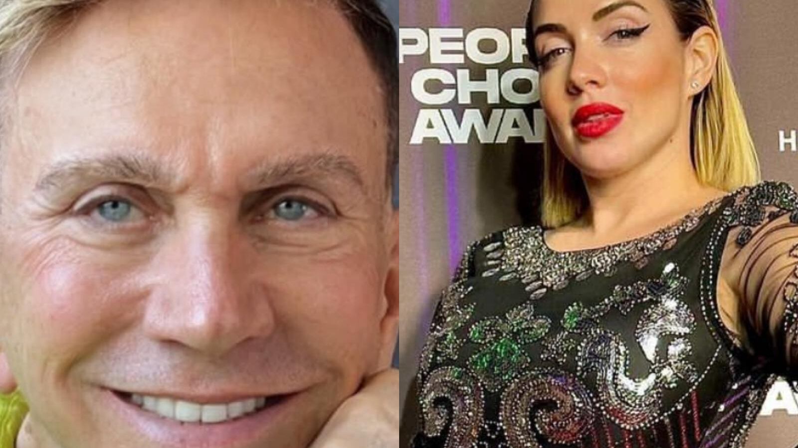 Osmel Sousa y Samira Jalil.