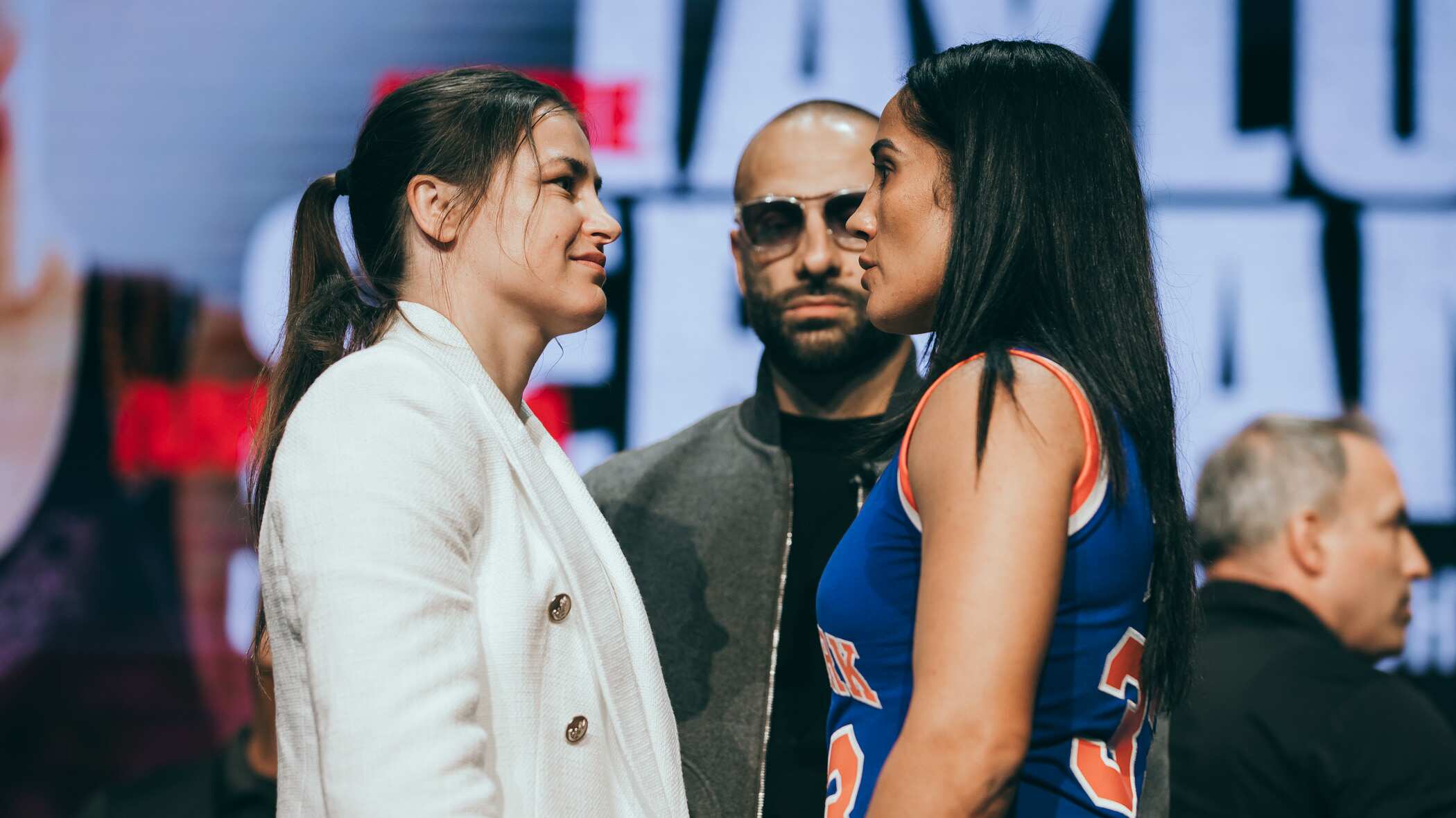 Amanda Serrano y Katie Taylor