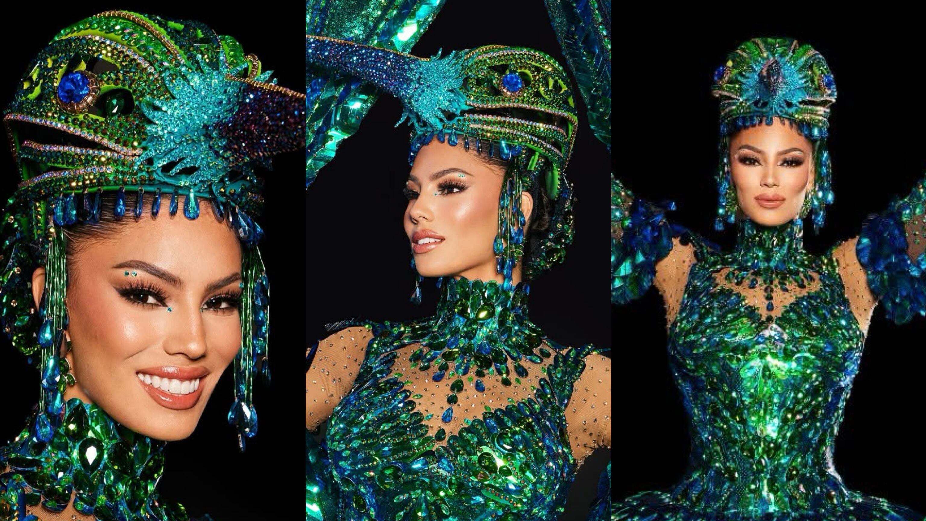 Traje de fantasía de Zashely Nicole Alicea inspirado en "El zumbador de Puerto Rico".