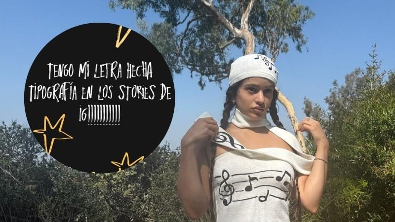 Cómo usar tipografía de Rosalía para publicaciones en Instagram