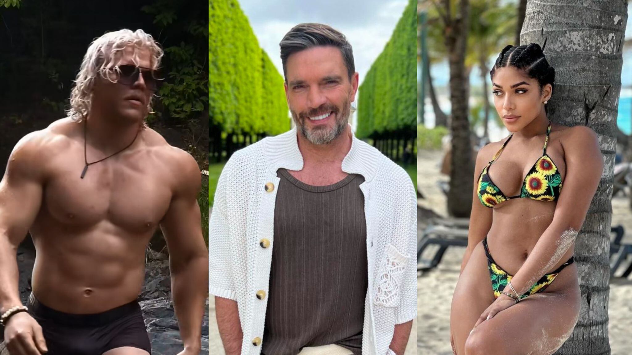 Carlos Caquías, Julián Gil y Awilda Herrera.