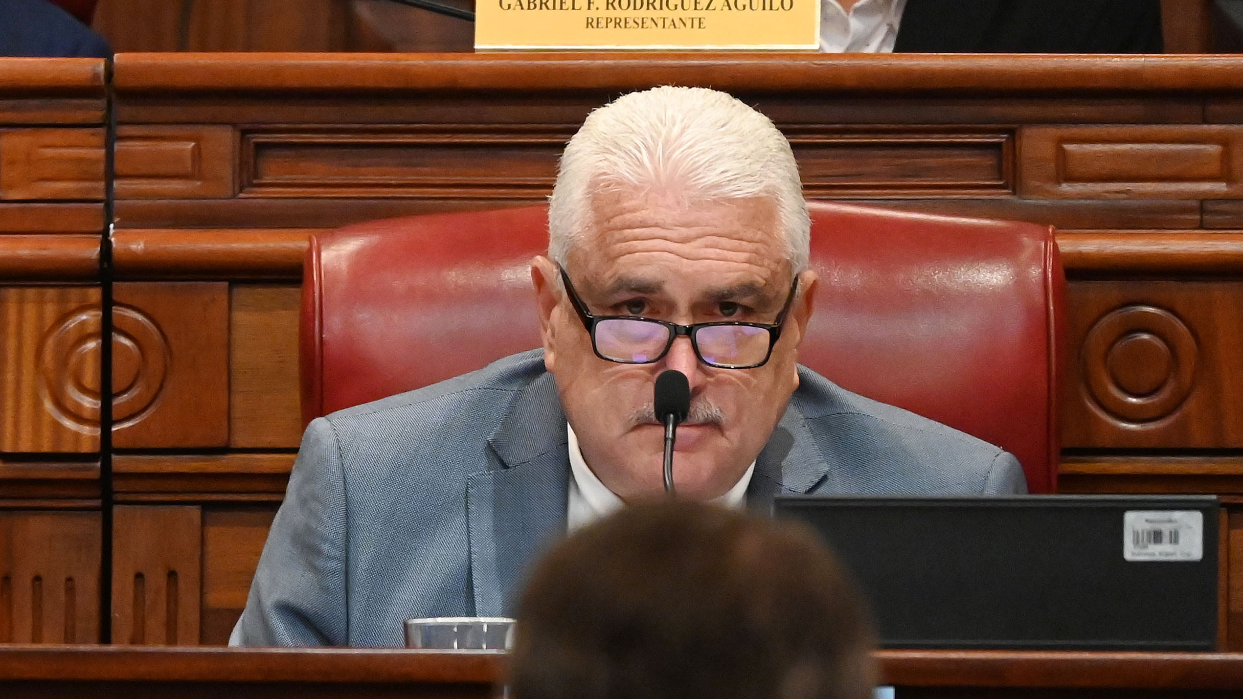 El Presidente del Senado, Thomas Rivera Schatz. Vistas conjuntas de la Cámara de Representantes y el Senado, para reformar la Ley Electoral.