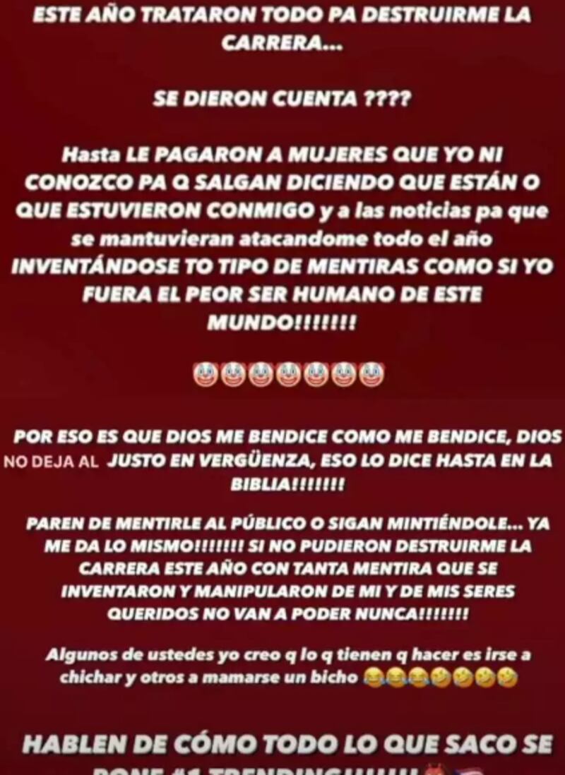 Capture de historia Anuel