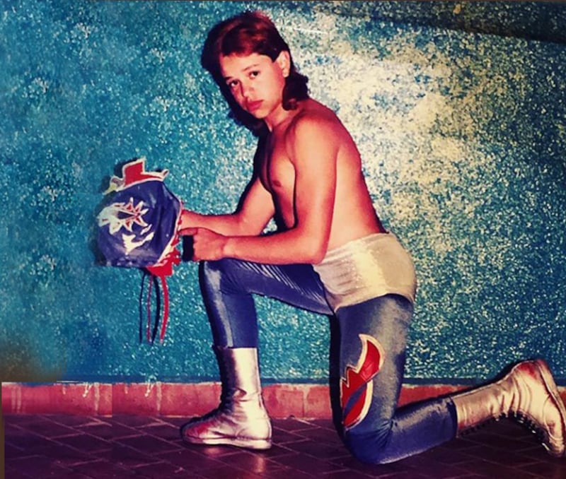 Así lucía la leyenda de WWE en sus primeros años.