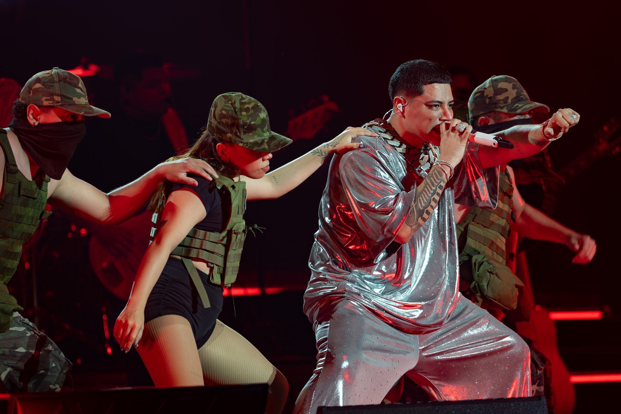 Grupo Firme en su concierto en Puerto Rico.