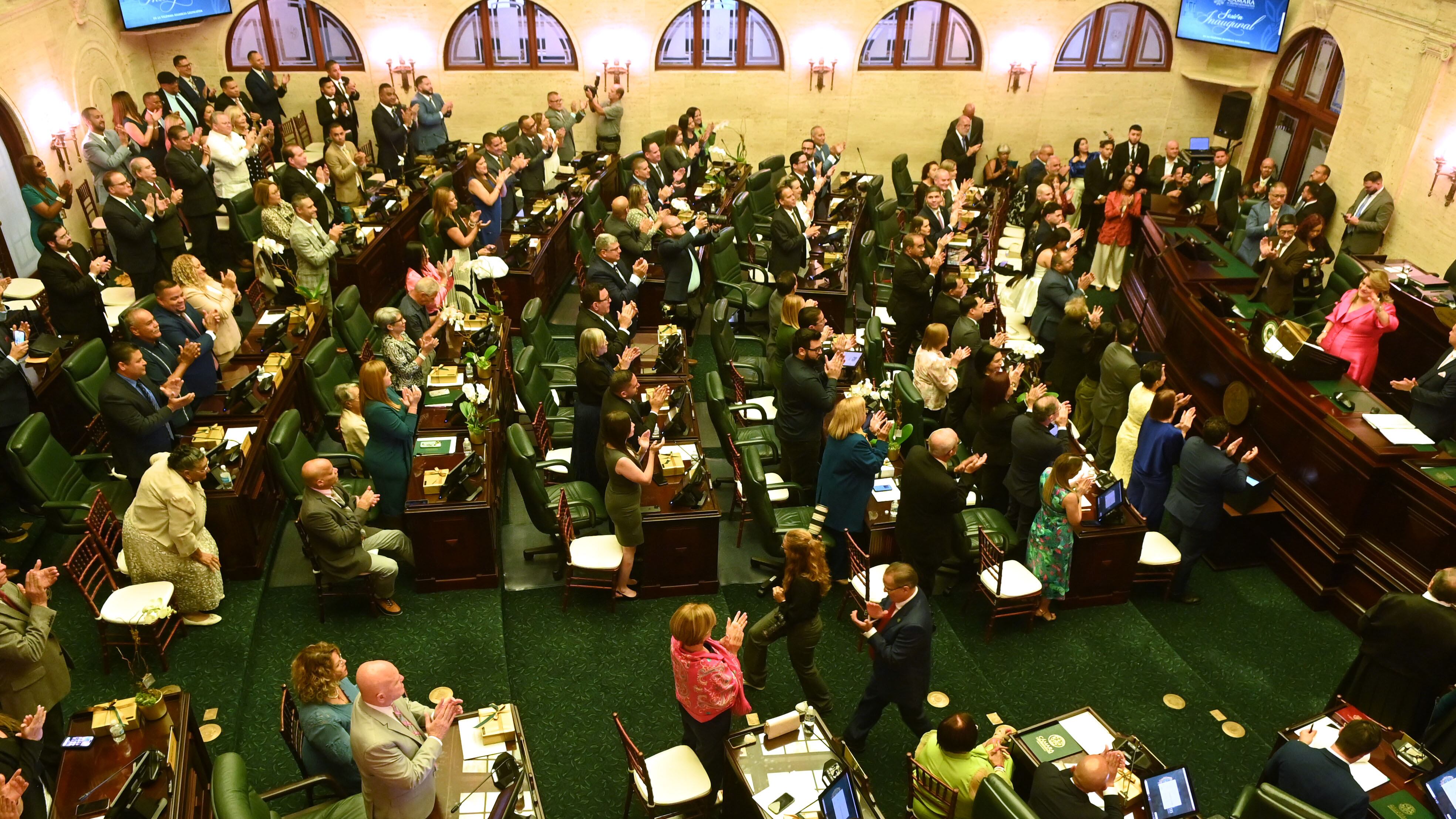 Inauguración de la Cámara de representantes.