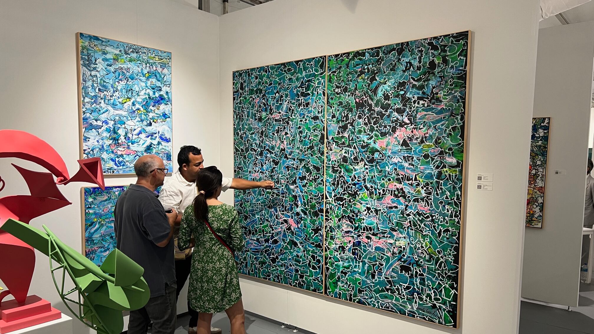 Artista puertorriqueño Carlos Santiago presentó, por primera vez, en Miami