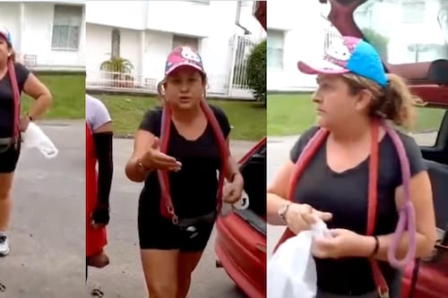 Mujer en Colombia arroja excremento de perro a trabajadoras que venden comida cerca de su casa