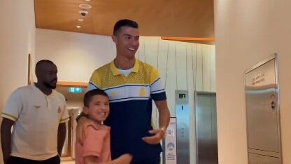 El niño Rabih Shaheen cumplió su sueño al conocer a su ídolo