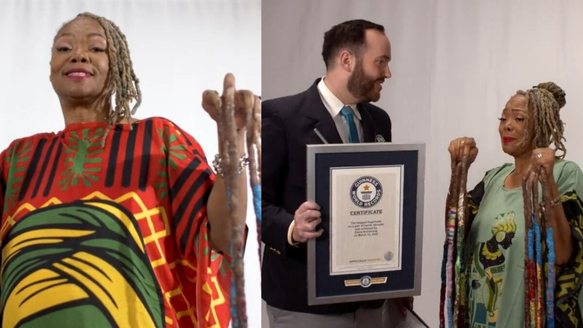 La mujer ingresó a los récord Guinness