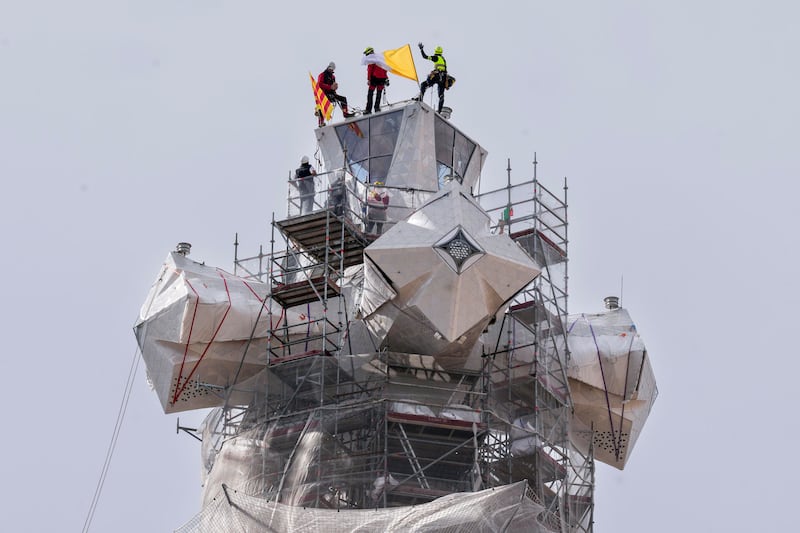 La Sagrada Familia, el templo español de Gaudí, alcanza su altura máxima: 172,5 metros