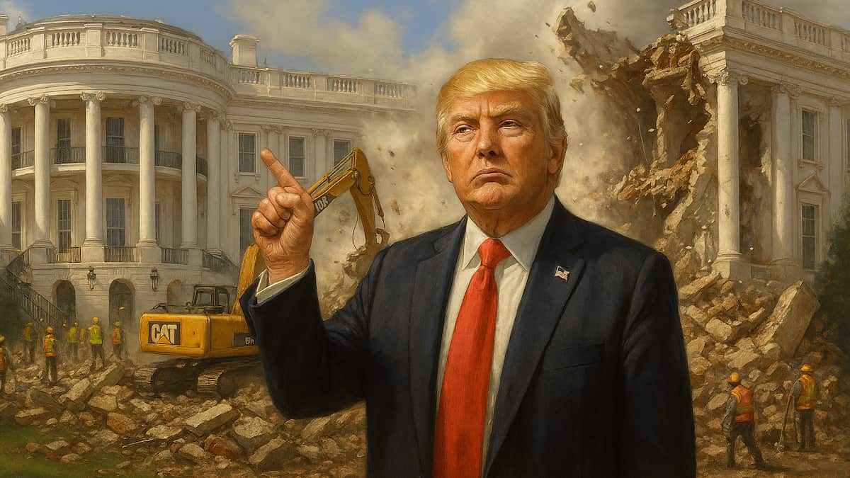 Trump demolición Casa Blanca
