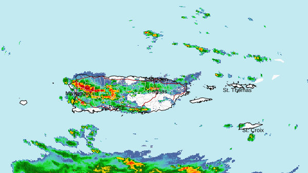 21 pueblos bajo advertencia de inundaciones.