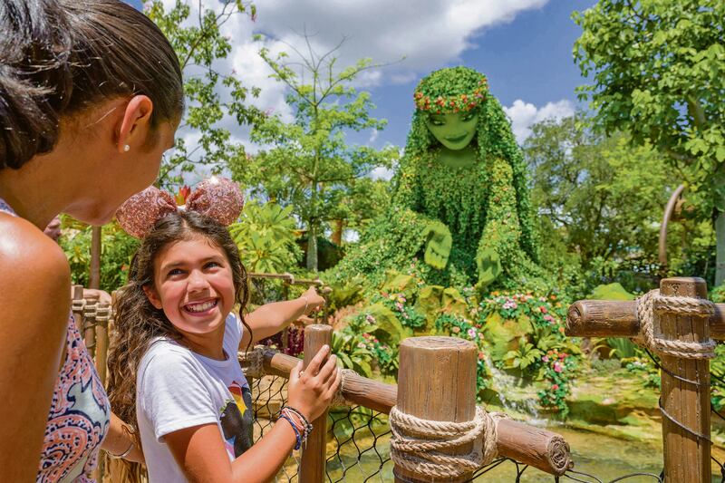 Journey of Water, Inspired by Moana will welcome adventurers in EPCOT soon. Guests can explore a serene walking trail that entertains, inspires and educates as they engage with water in magical ways like Moana did with the ocean. The new attraction is located in the World Nature neighborhood of EPCOT at Walt Disney World Resort in Lake Buena Vista, Fla. (Amy Smith, Photographer)