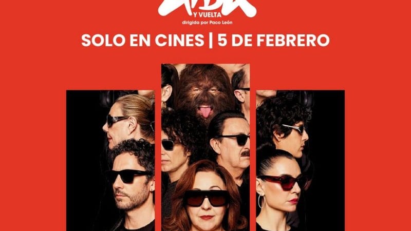 Afiche del filme “Aída y Vuelta”.