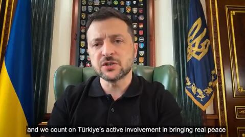 El presidente de Ucrania, Volodymyr Zelenskyy