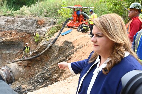 Gobernadora ordena evaluación del sistema de acueductos tras rotura del Superacueducto