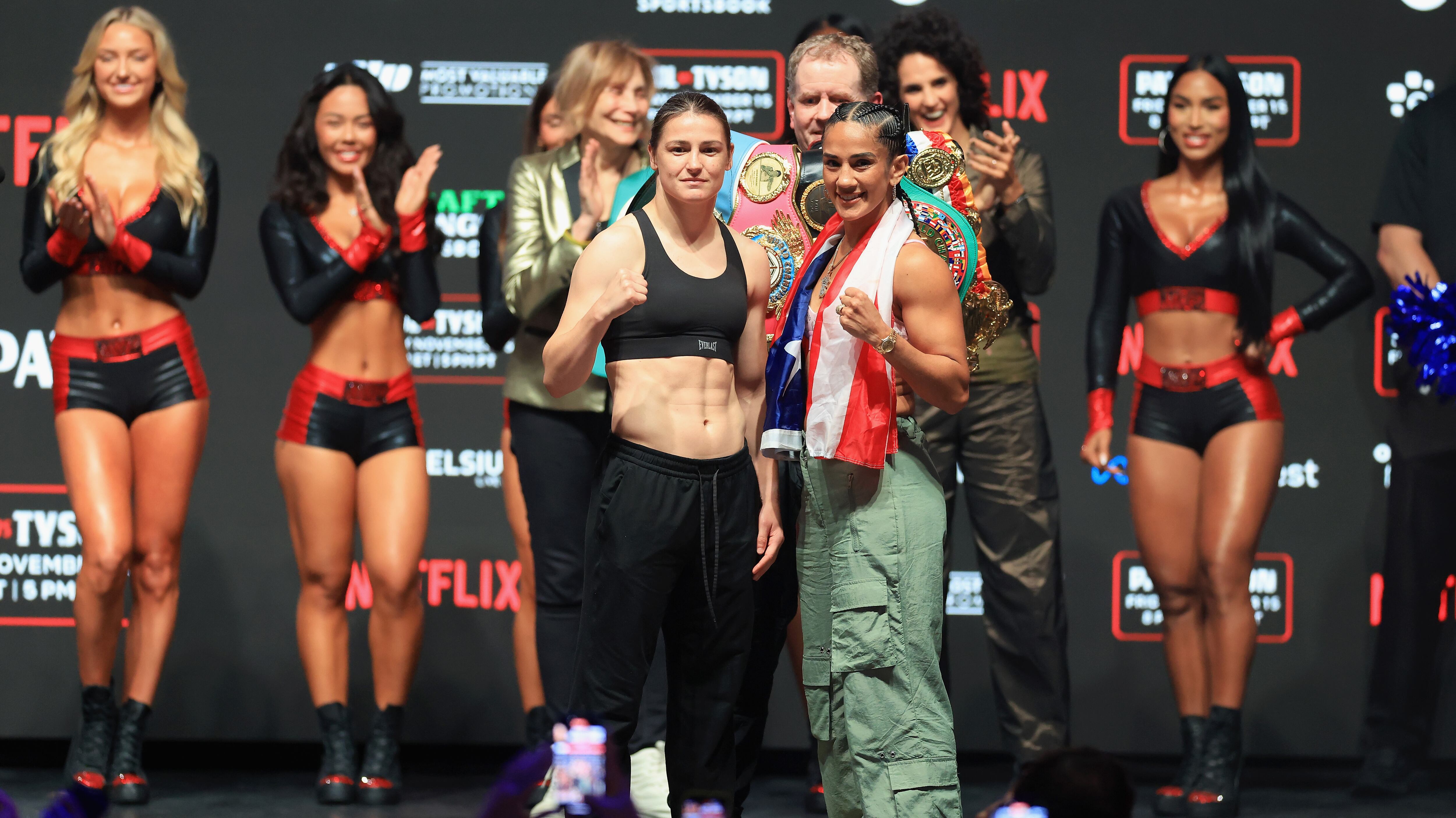 Amanda Serrano y Katie Taylor