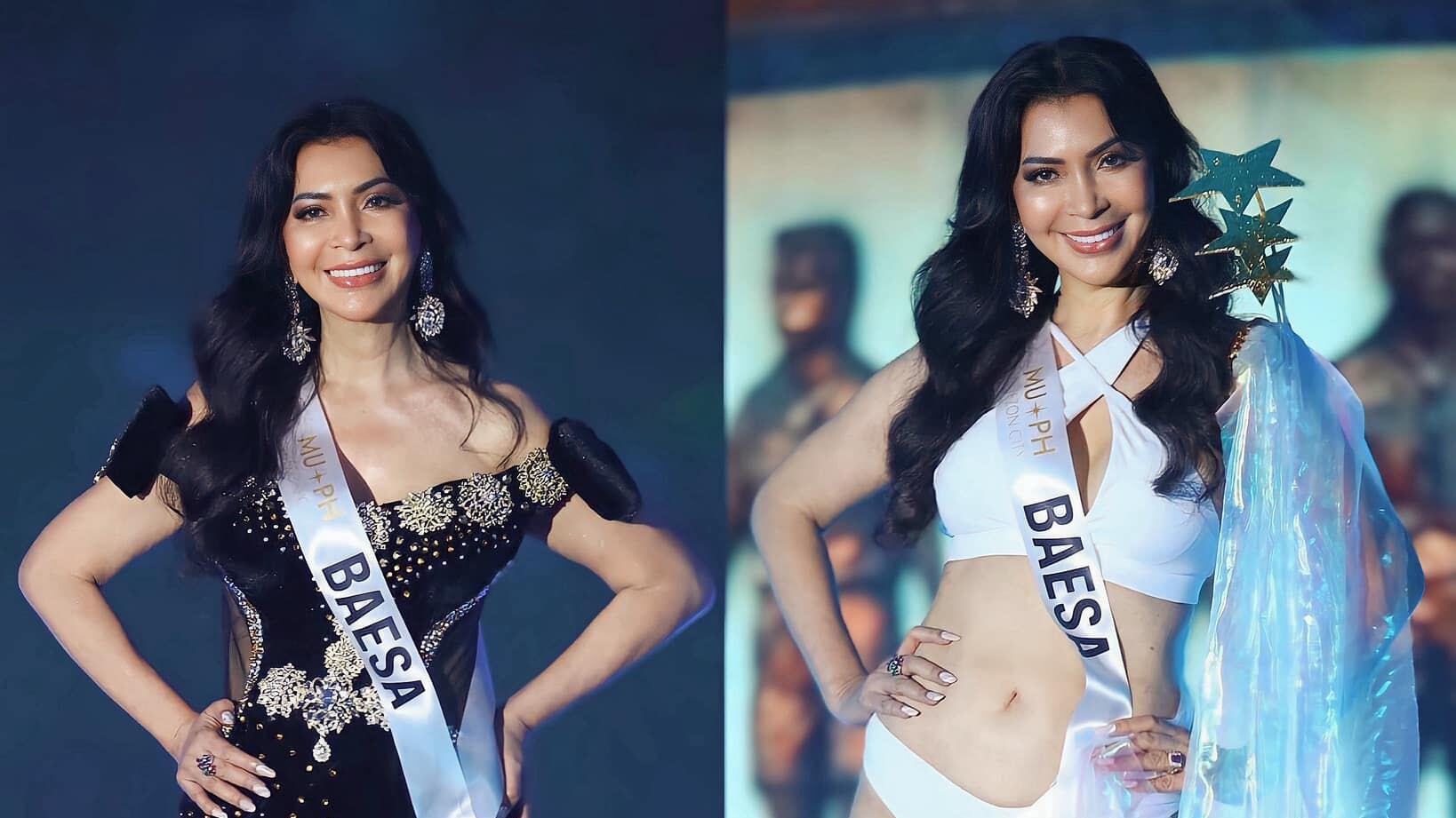 Jocelyn Cubales en la final del certamen Miss Quezon City 2024.