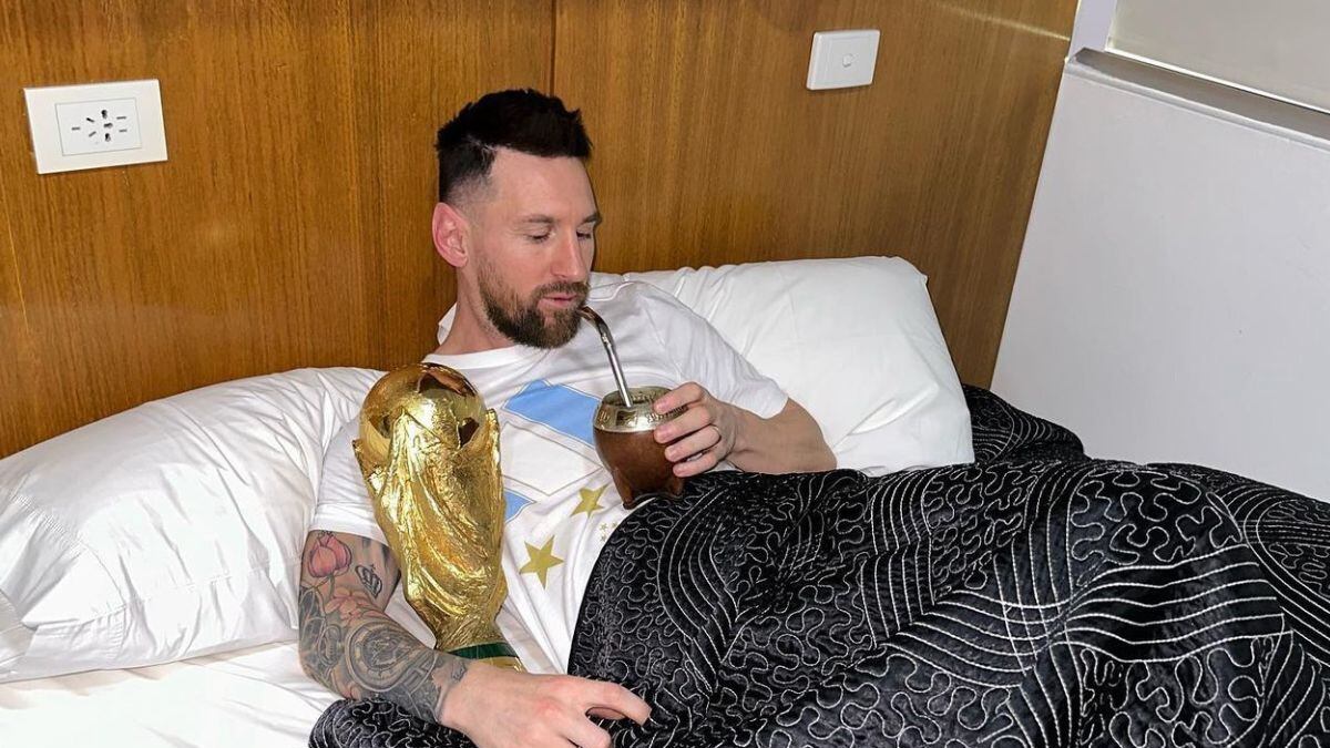 Messi con la Copa