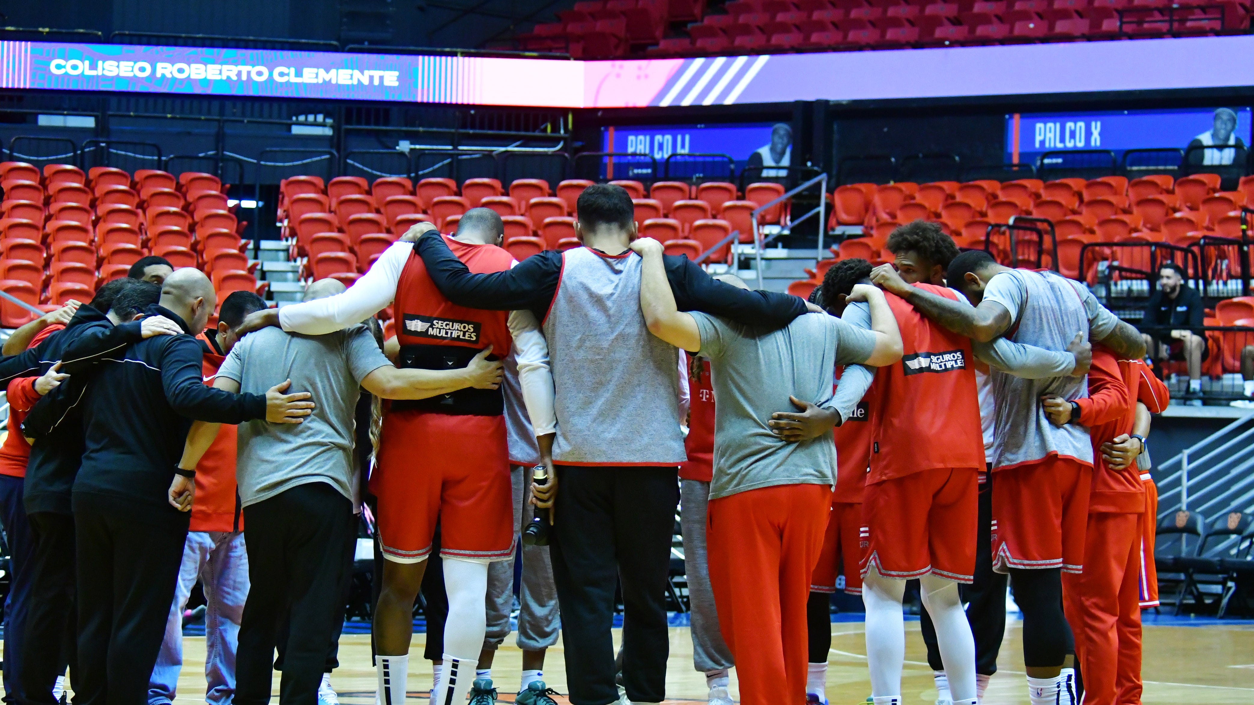 Práctica del equipo Nacional de Baloncesto de Puerto Rico