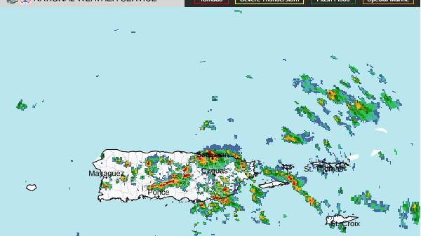 Advertencia de inundaciones para Bayamón, Guaynabo y San Juan.