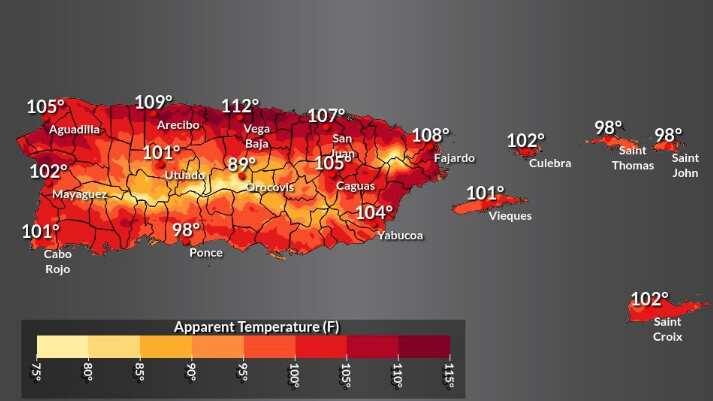 Alerta de calor para hoy, jueves, 22 de septiembre de 2022.