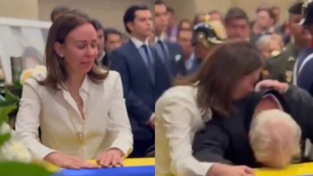 Foto esposa de Miguel Uribe, María Claudia Tarazona, pidió no responder con violencia: “Rechazo cualquier acto de venganza”.