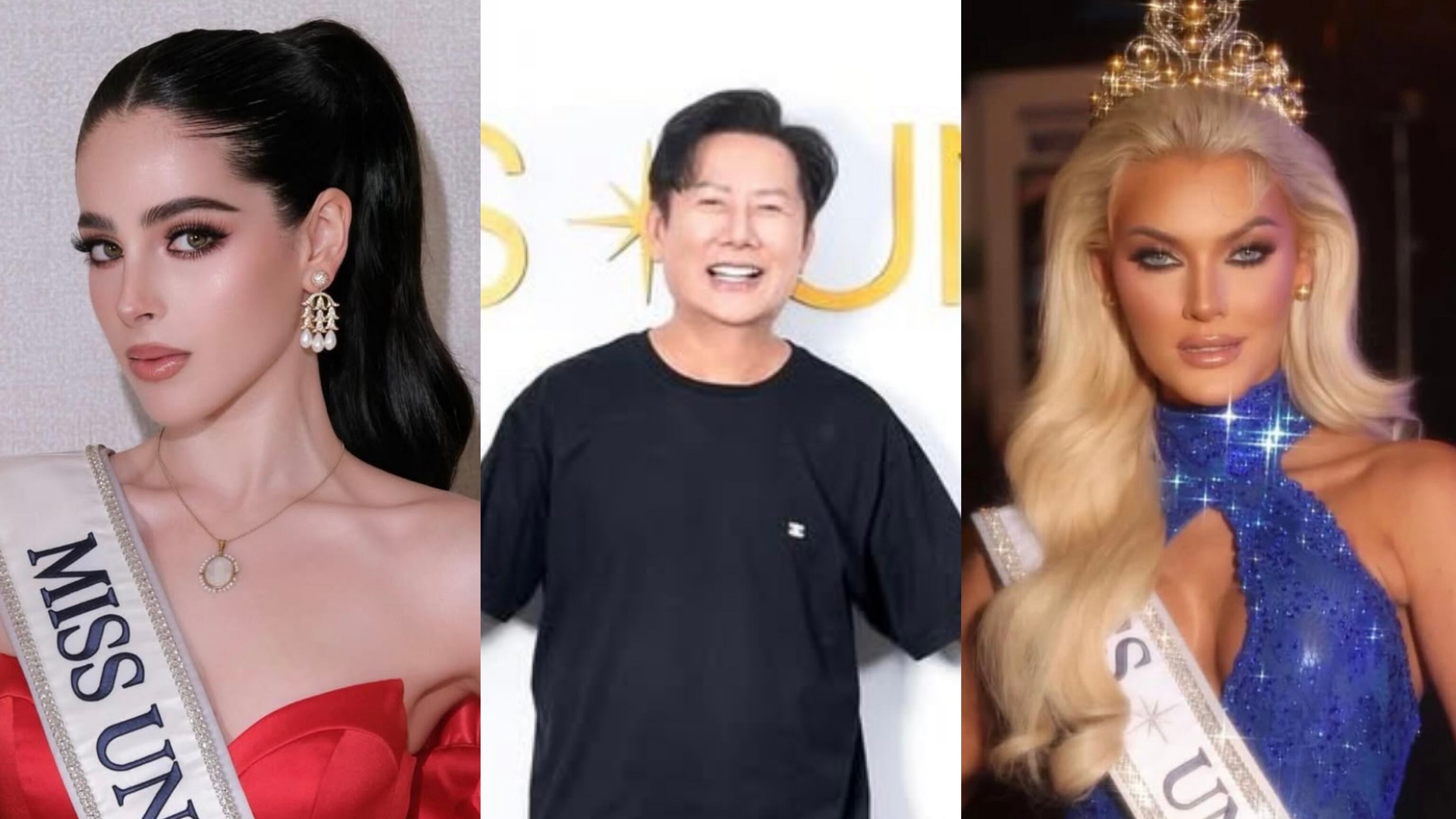 Fátima Bosch, Nawat Itsaragrisil y Victoria Kjaer.