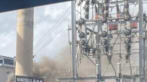 Se reporta fuego en la subestación