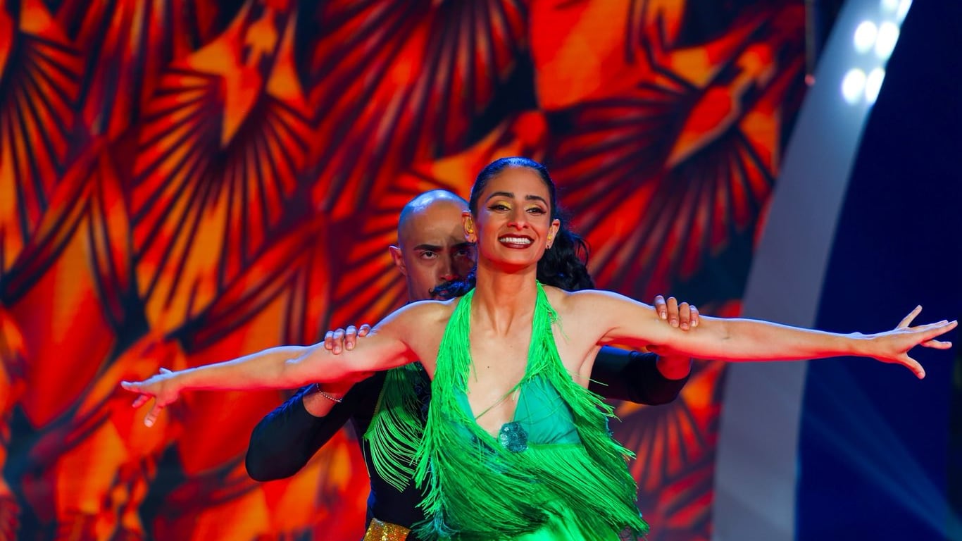 Celimar Rivera bailó salsa en la tercera gala de eliminación.