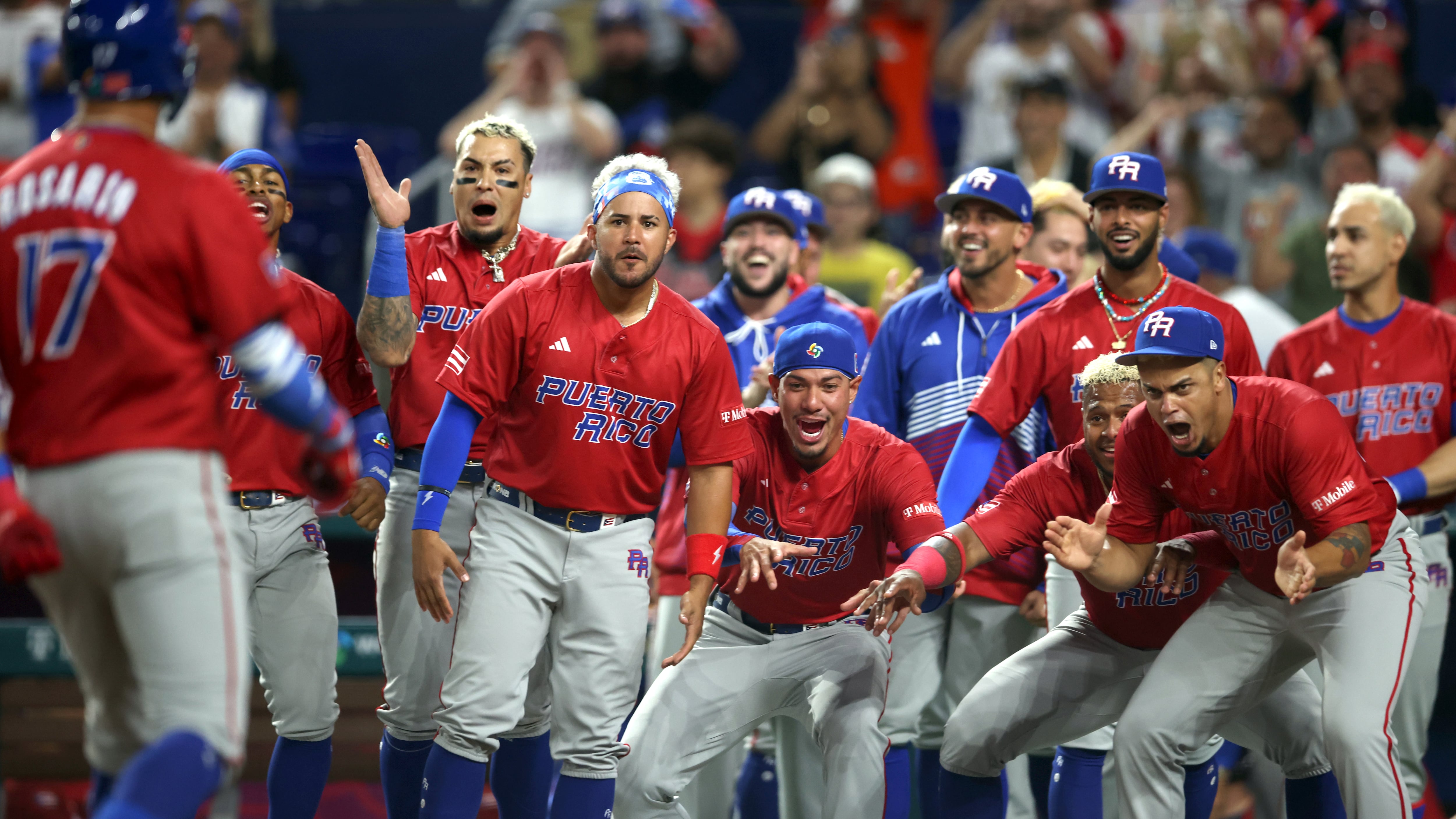 Equipo de Puerto Rico en el Clásico Mundial de Béisbol (Foto Suministrada).