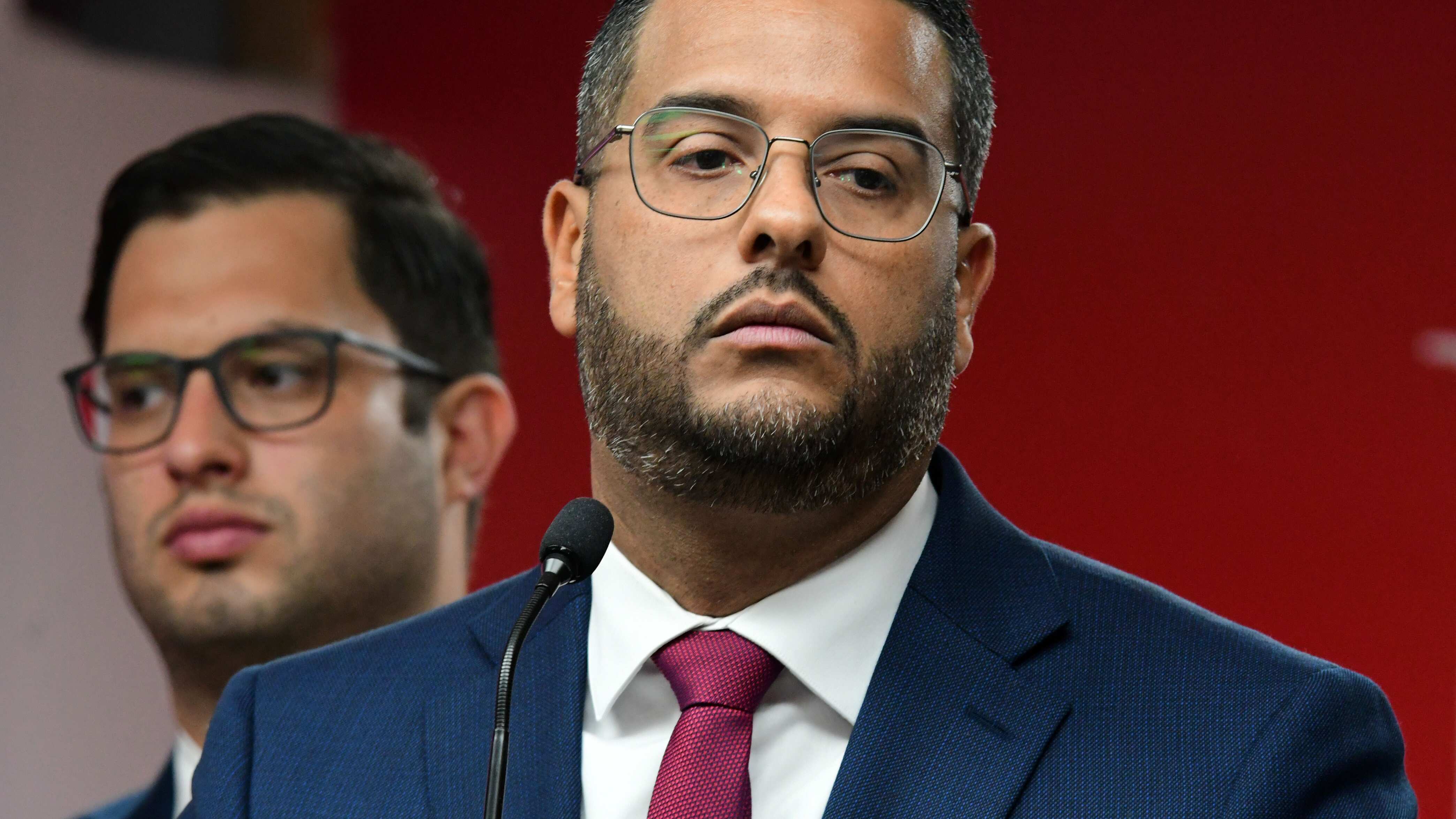 El presidente del Partido Popular Democrático , Jesús Manuel Ortiz