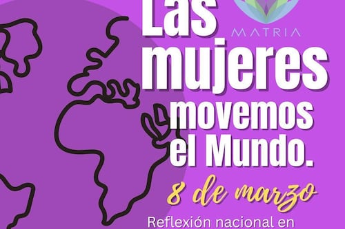 Matria convoca a reflexión comunitaria sobre el rol de las mujeres en el país