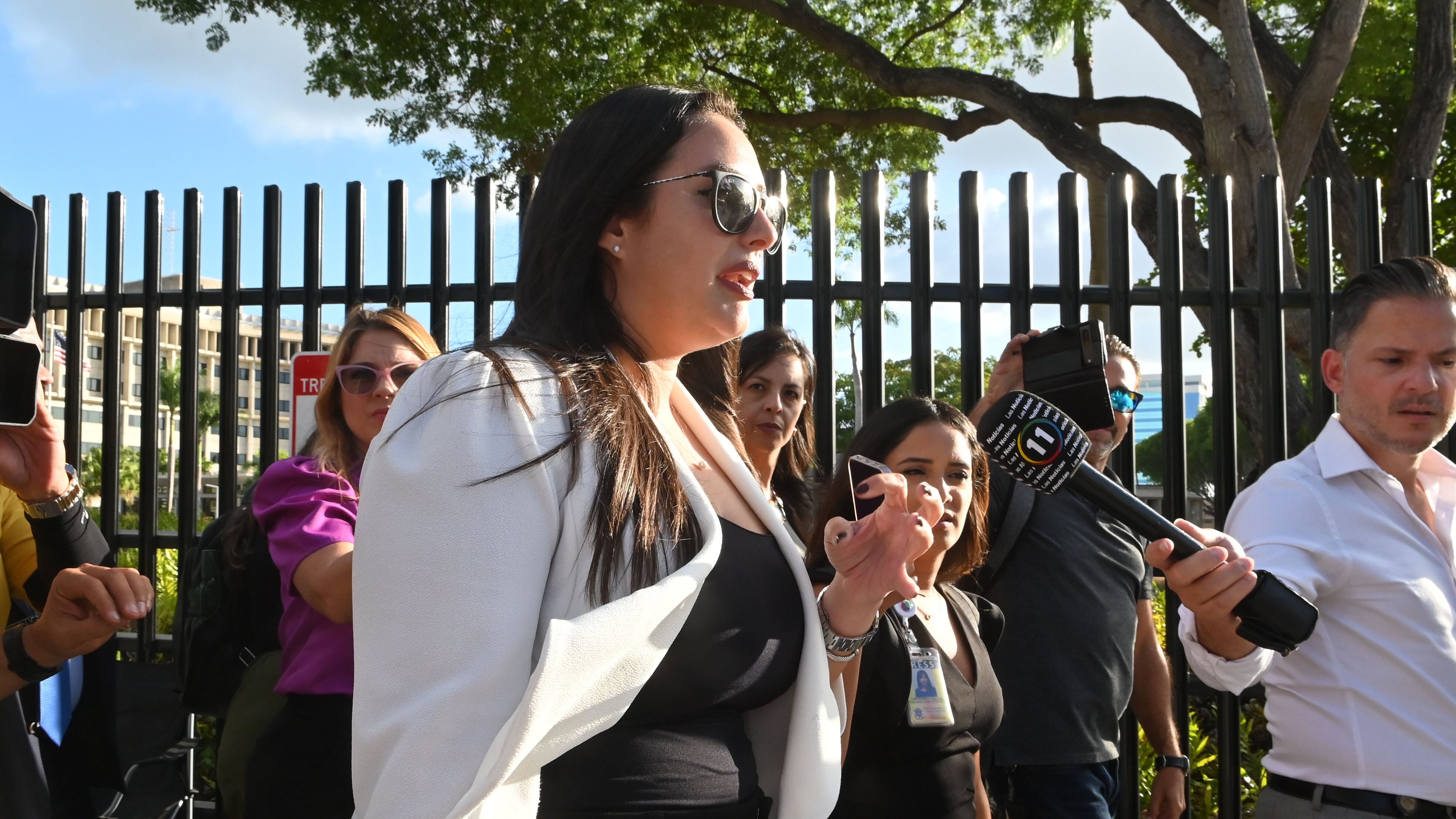 Gabriela Cintrón, uno de los abogados de defensa de Felix Verdejo