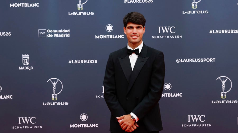Carlos Alcaraz gana el premio Laureus al mejor deportista del año tras una temporada 2025 con ocho títulos.