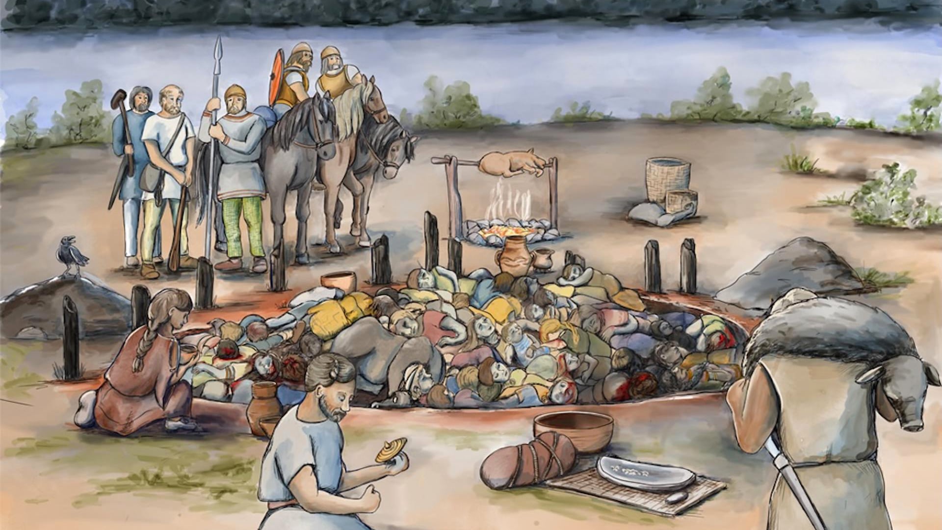 Mujeres y niños fueron el objetivo de una de las mayores matanzas prehistóricas en Europa